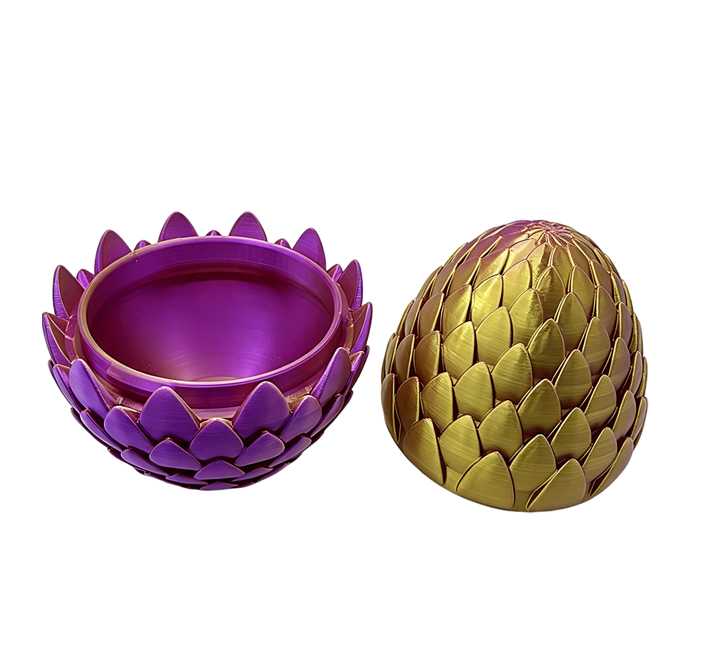 Fantasy Dragon Egg 3D Printed Decorative Sculpture – Fantasy Collection Art Piece