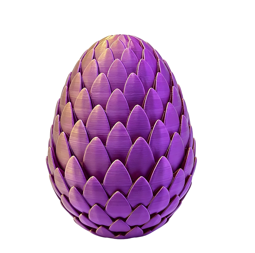 Fantasy Dragon Egg 3D Printed Decorative Sculpture – Fantasy Collection Art Piece