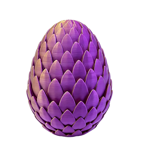 Fantasy Dragon Egg 3D Printed Decorative Sculpture – Fantasy Collection Art Piece