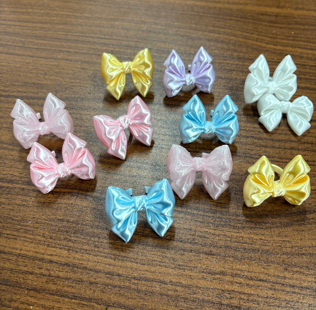 3D Printed Satin Bow – Cute Decorative Hair & Craft Accessory