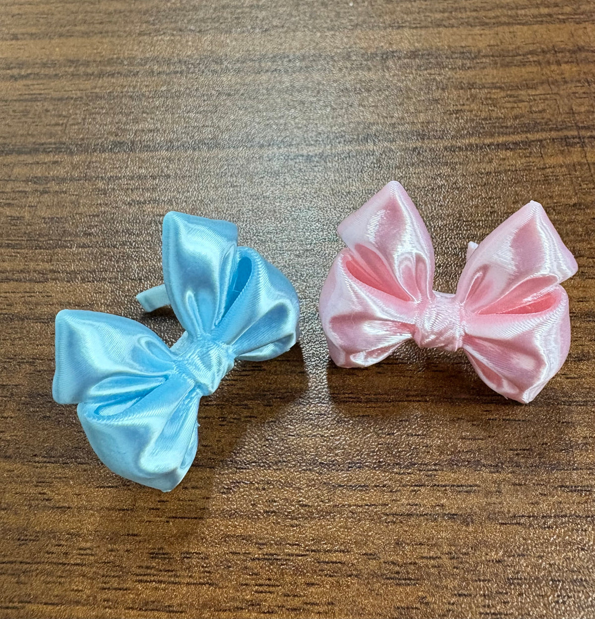 3D Printed Satin Bow – Cute Decorative Hair & Craft Accessory