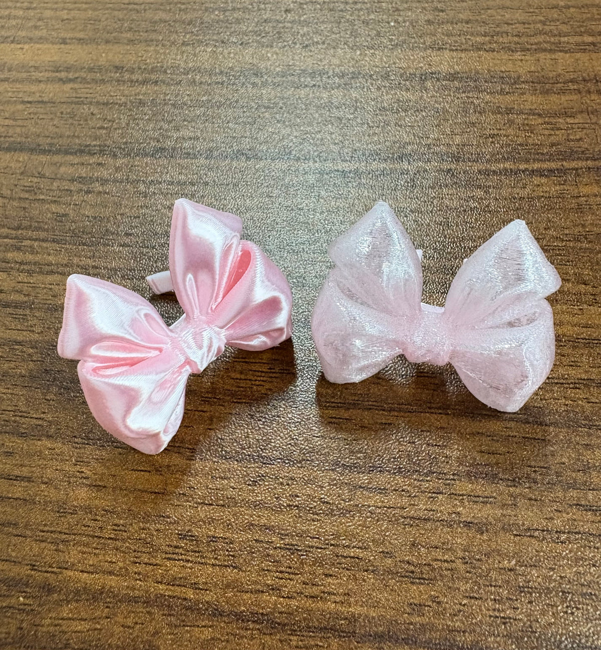 3D Printed Satin Bow – Cute Decorative Hair & Craft Accessory