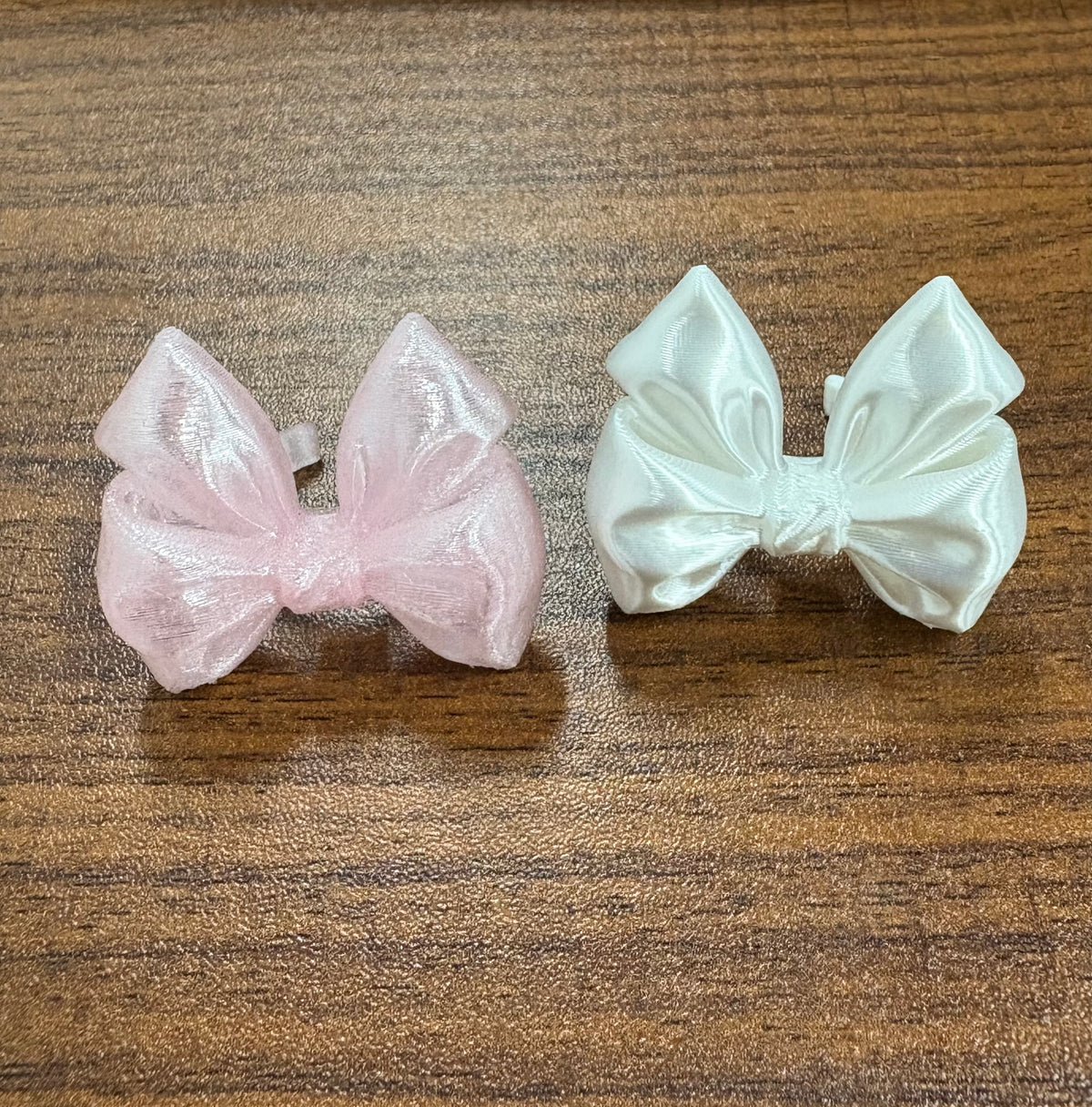 3D Printed Satin Bow – Cute Decorative Hair & Craft Accessory