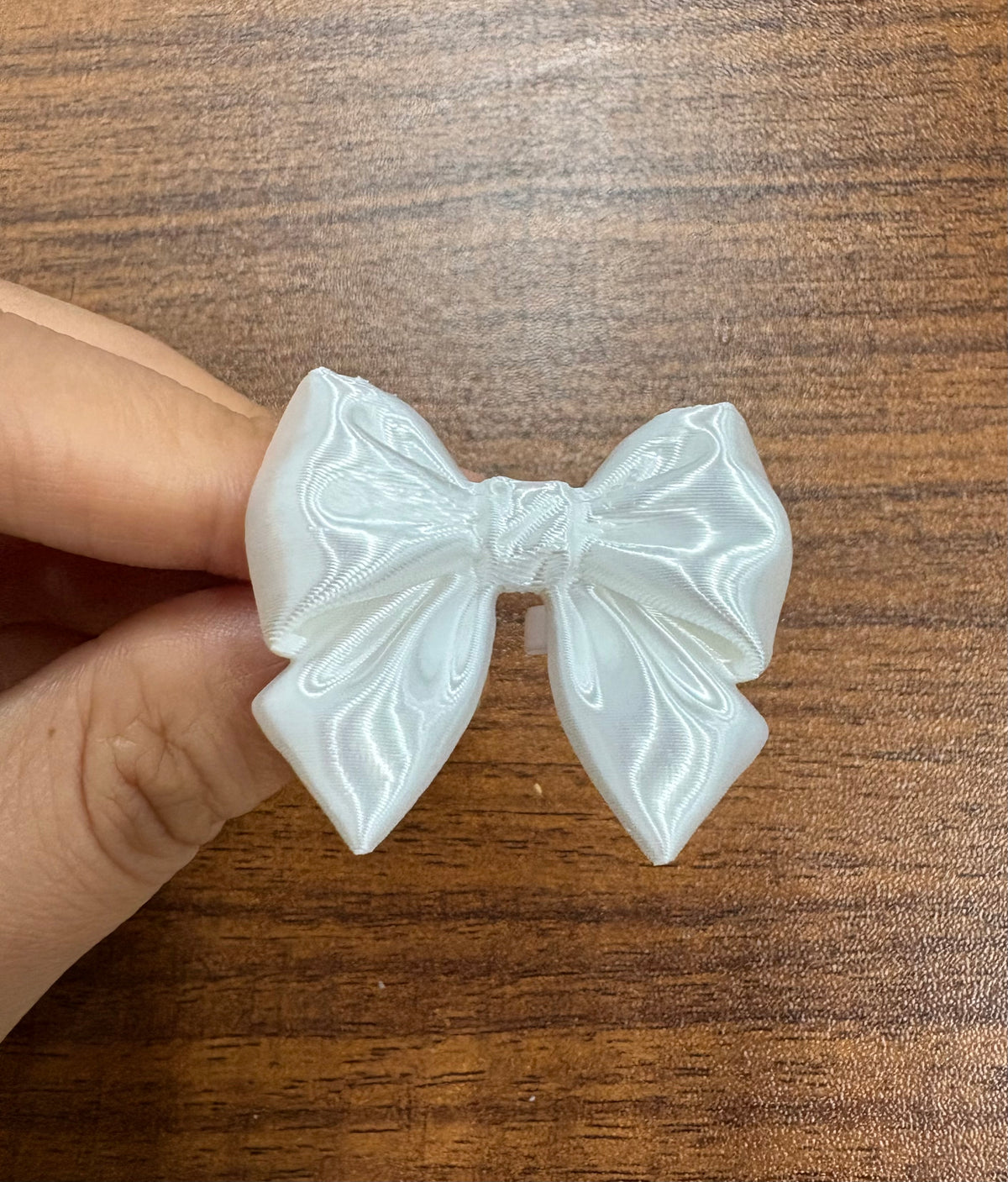3D Printed Satin Bow – Cute Decorative Hair & Craft Accessory