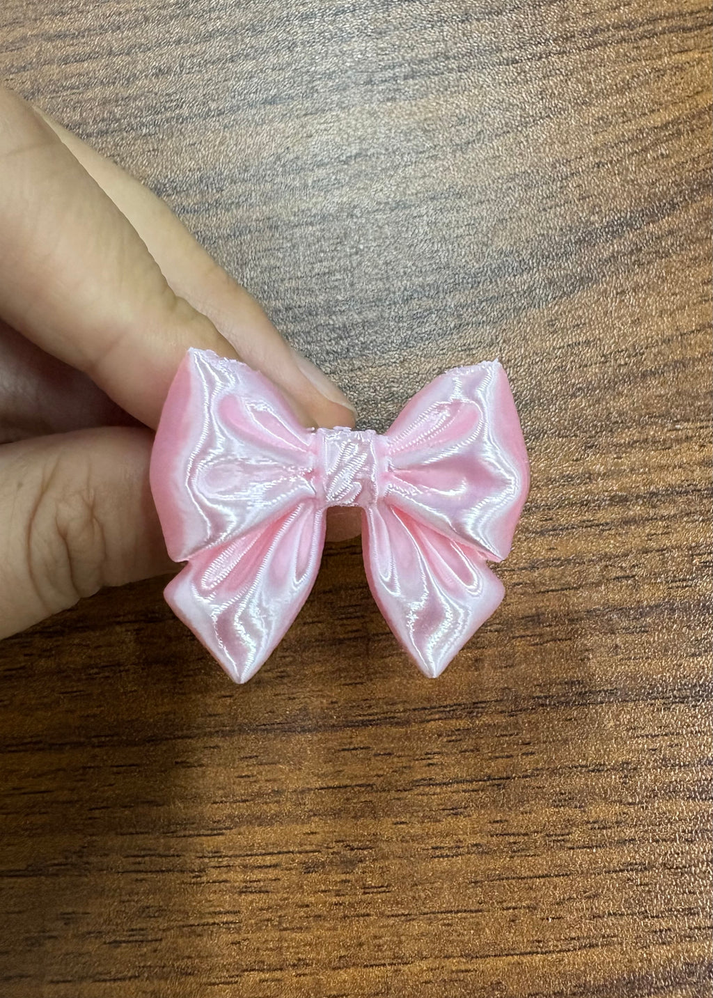 3D Printed Satin Bow – Cute Decorative Hair & Craft Accessory